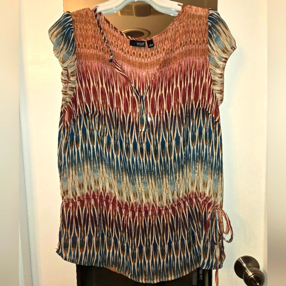 A.N.A Sheer Blouse